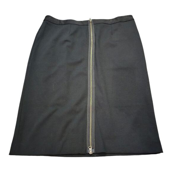 Lane Bryant Black Exposed Zipper Bandage Stretch Midi Pencil Skirt Plus‎ Size 18 - Picture 1 of 7